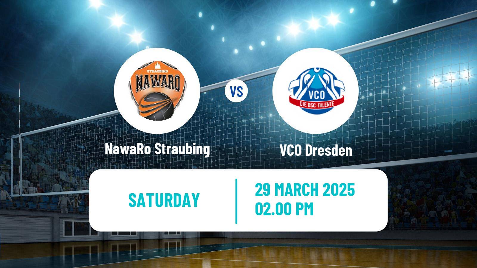 Volleyball German 2 Bundesliga Pro Volleyball Women NawaRo Straubing - VCO Dresden