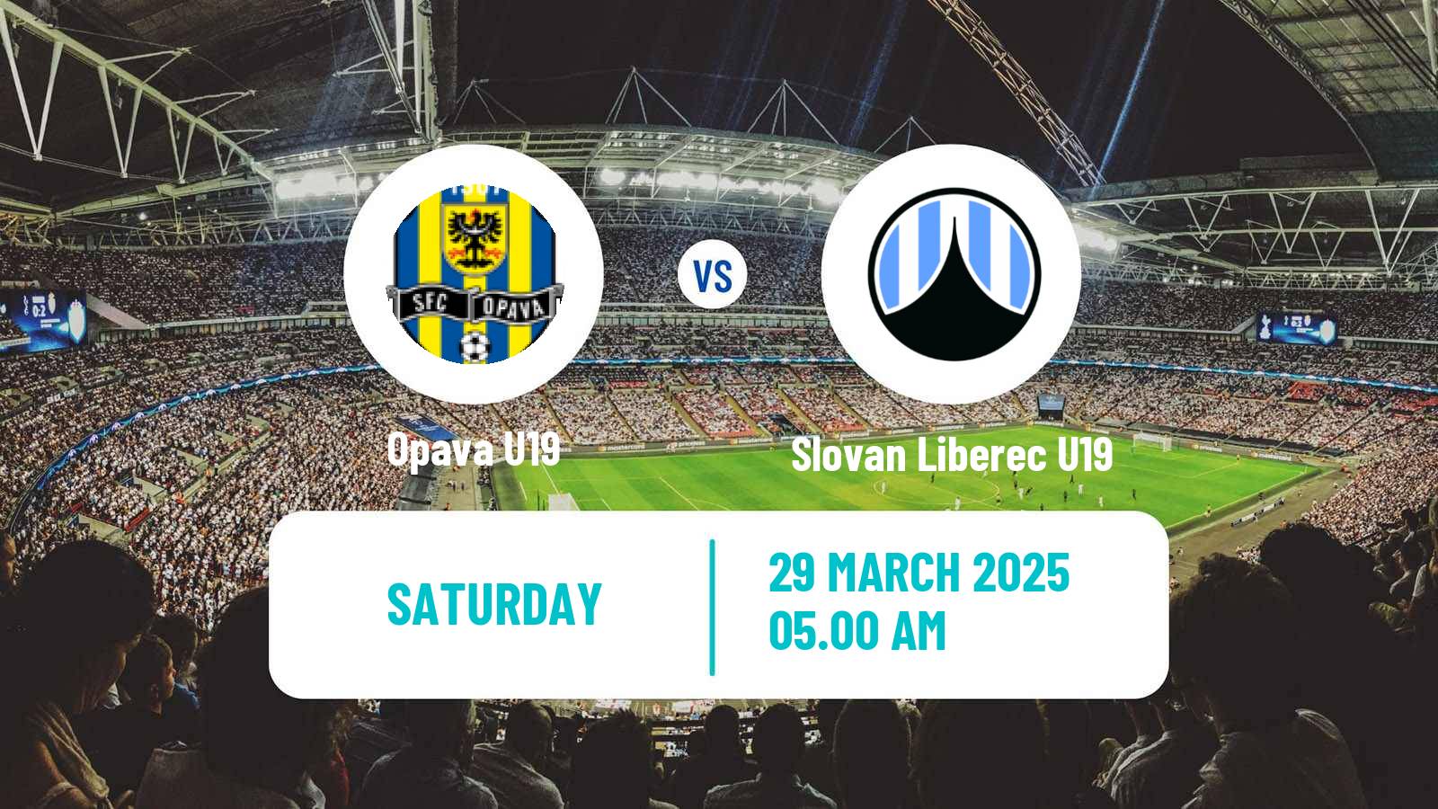 Soccer Czech U19 League Opava U19 - Slovan Liberec U19