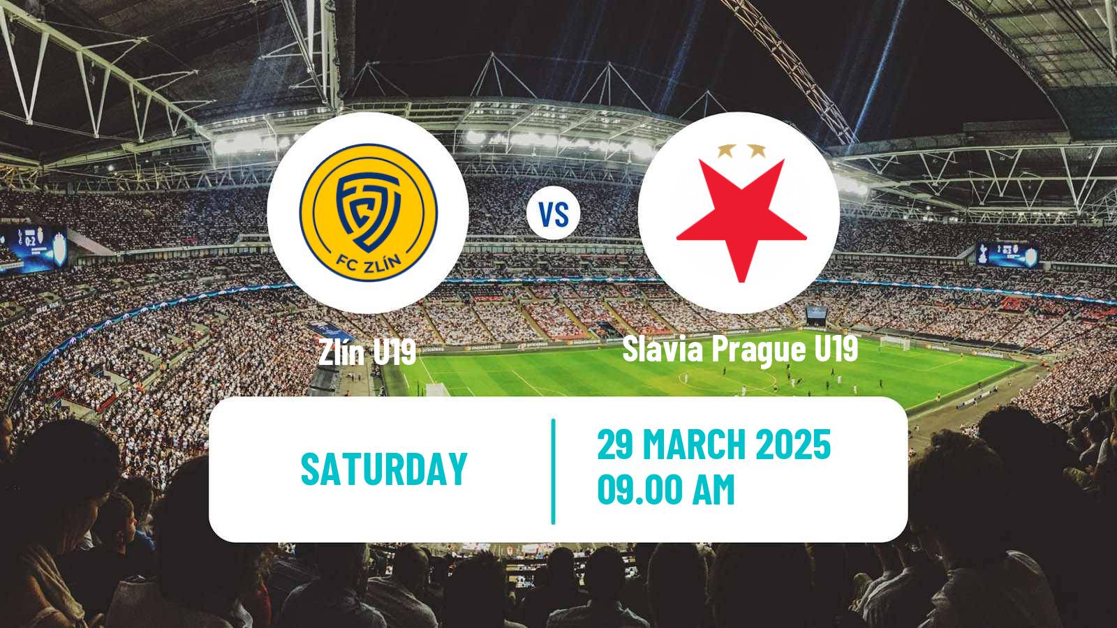 Soccer Czech U19 League Zlín U19 - Slavia Prague U19