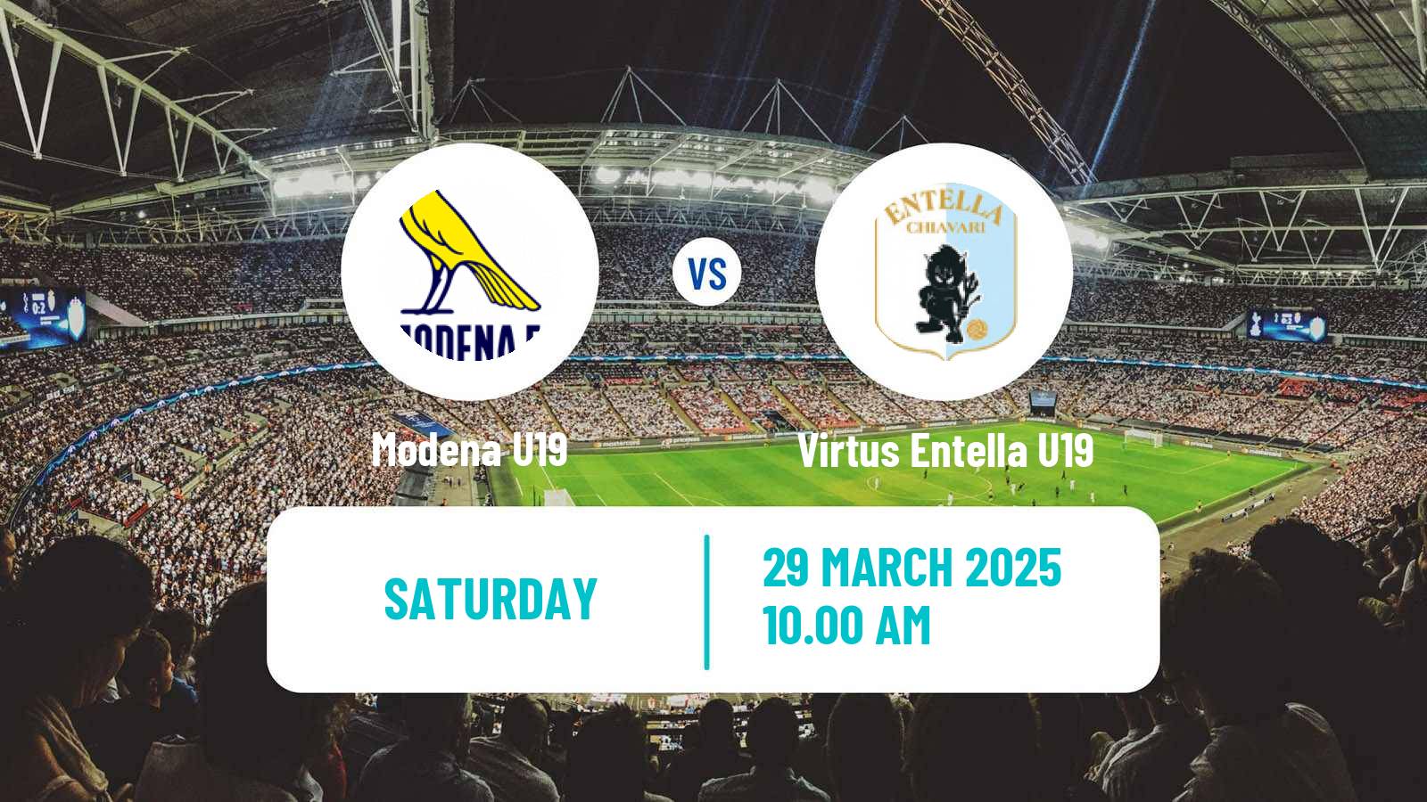Soccer Italian Primavera 2 Modena U19 - Virtus Entella U19