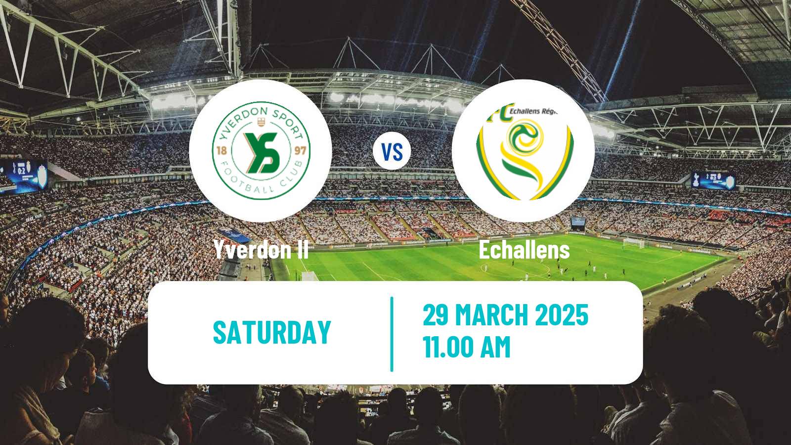 Soccer Swiss 1 Liga Classic Group 1 Yverdon II - Echallens