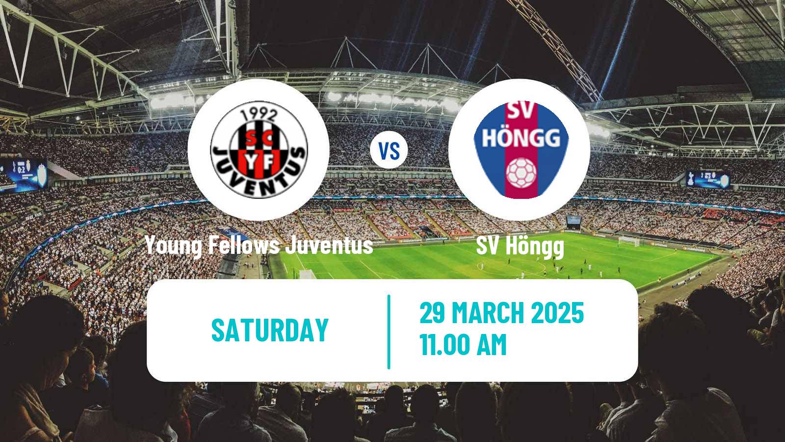 Soccer Swiss 1 Liga Classic Group 3 Young Fellows Juventus - Höngg