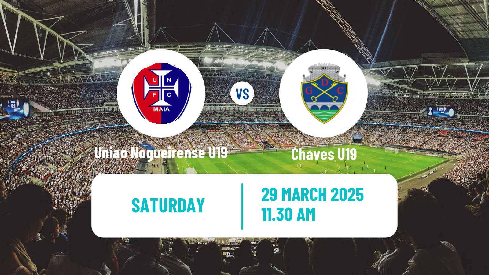Soccer Portuguese Campeonato Nacional U19 Uniao Nogueirense U19 - Chaves U19