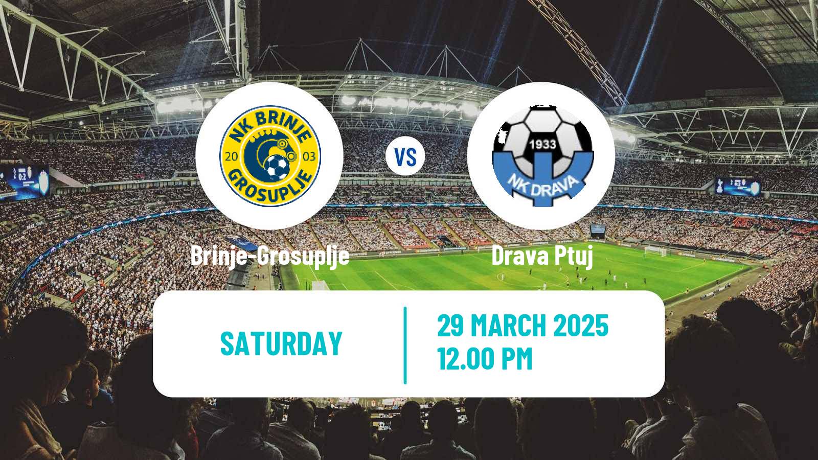 Soccer Slovenian 2 SNL Brinje-Grosuplje - Drava Ptuj