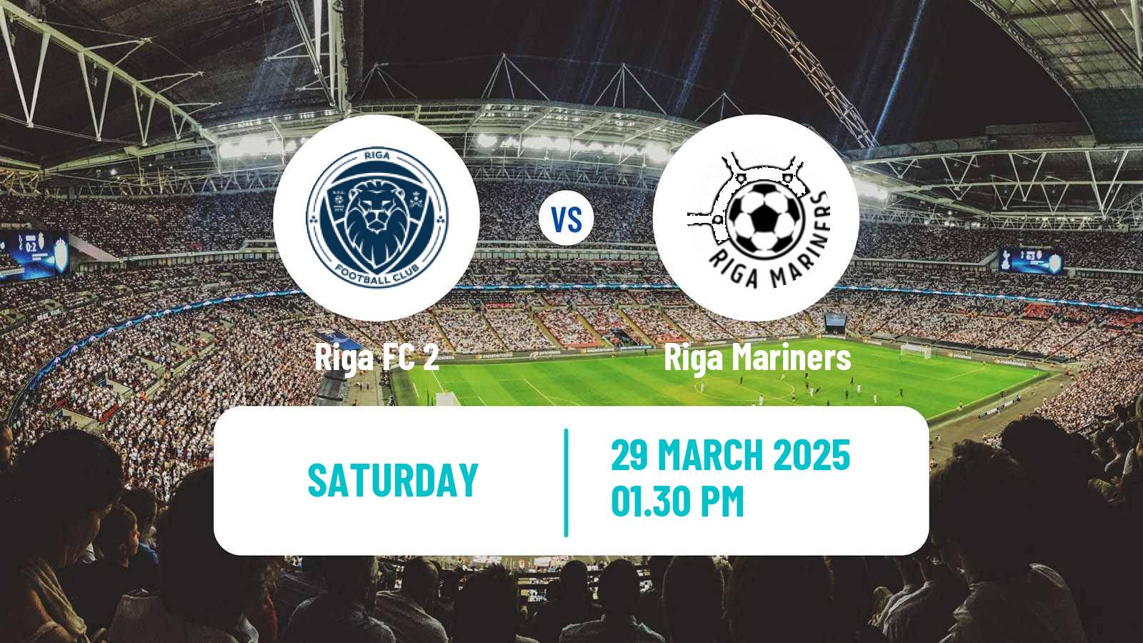 Soccer Latvian 1 Liga Riga 2 - Riga Mariners
