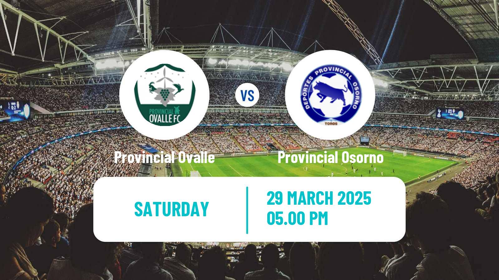 Soccer Chilean Segunda Division Provincial Ovalle - Provincial Osorno