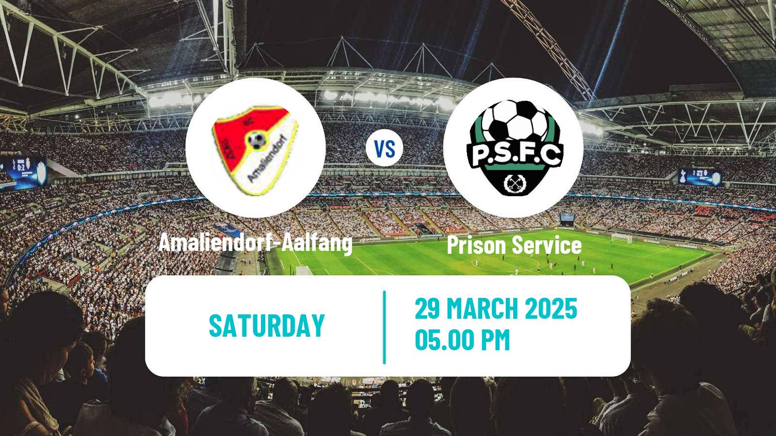 Soccer Trinidad and Tobago Premier League Amaliendorf-Aalfang - Prison Service