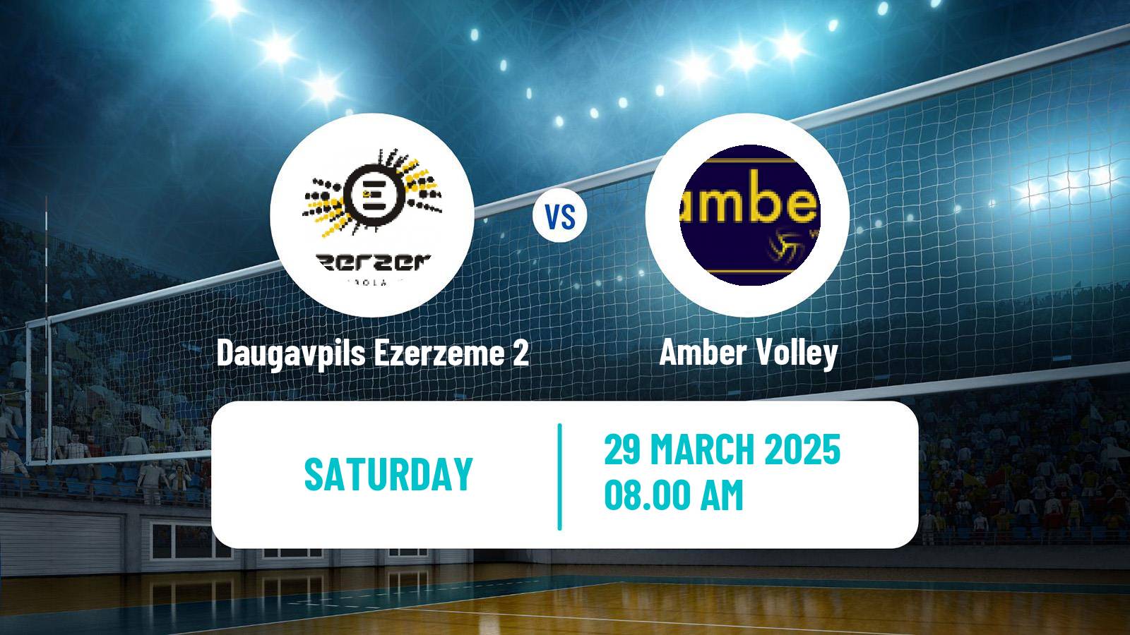 Volleyball Latvian Nacionala Liga Volleyball Daugavpils Ezerzeme 2 - Amber Volley