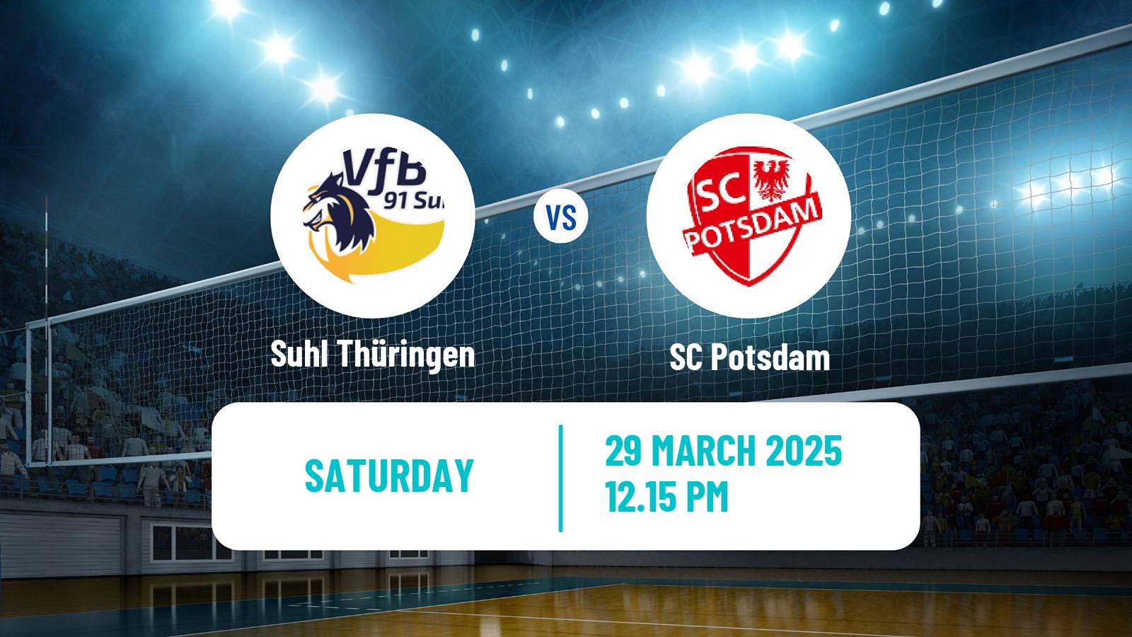 Volleyball German Bundesliga Volleyball Women Suhl Thüringen - Potsdam