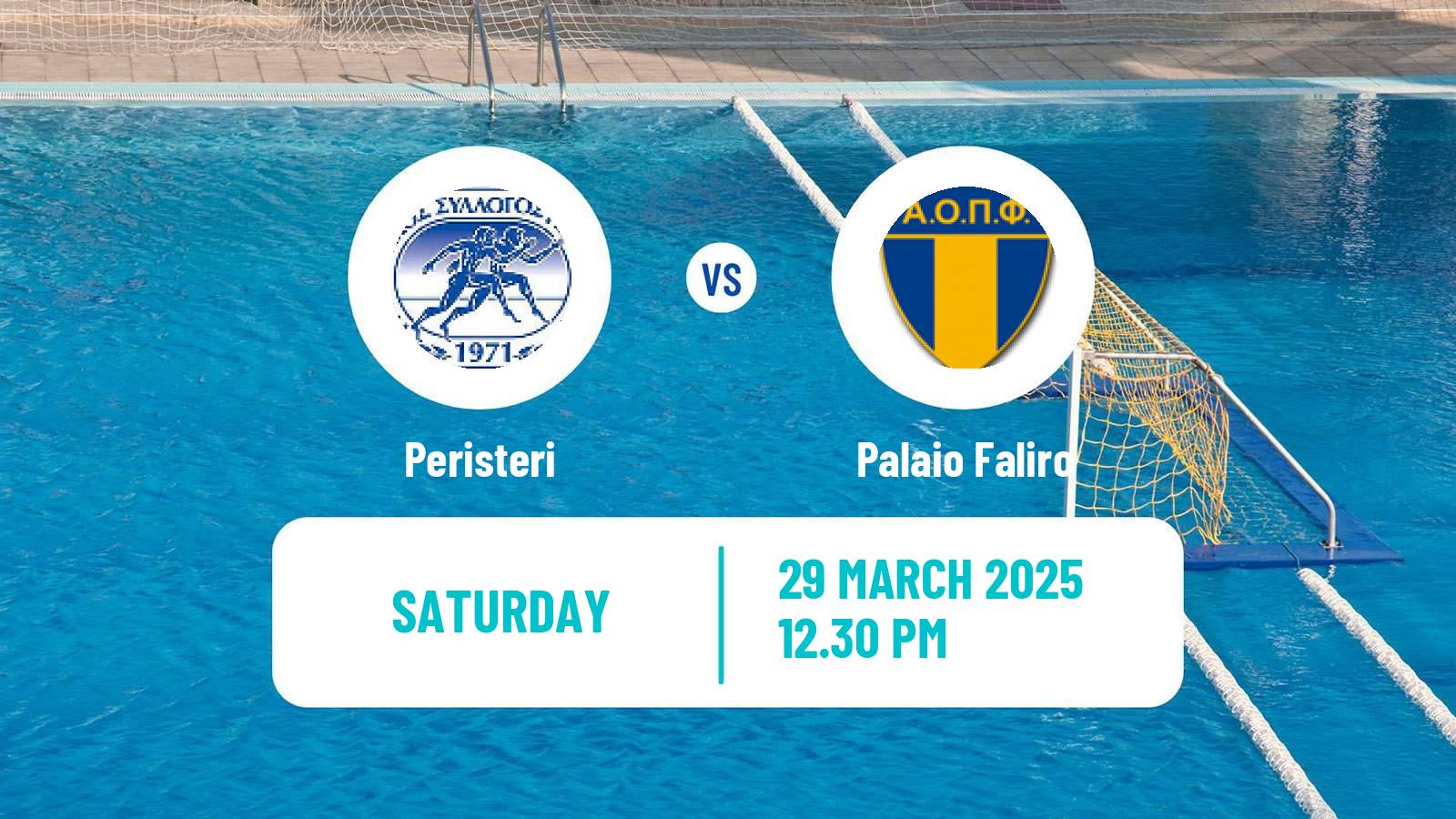 Water polo Greek A1 Water Polo Peristeri - Palaio Faliro