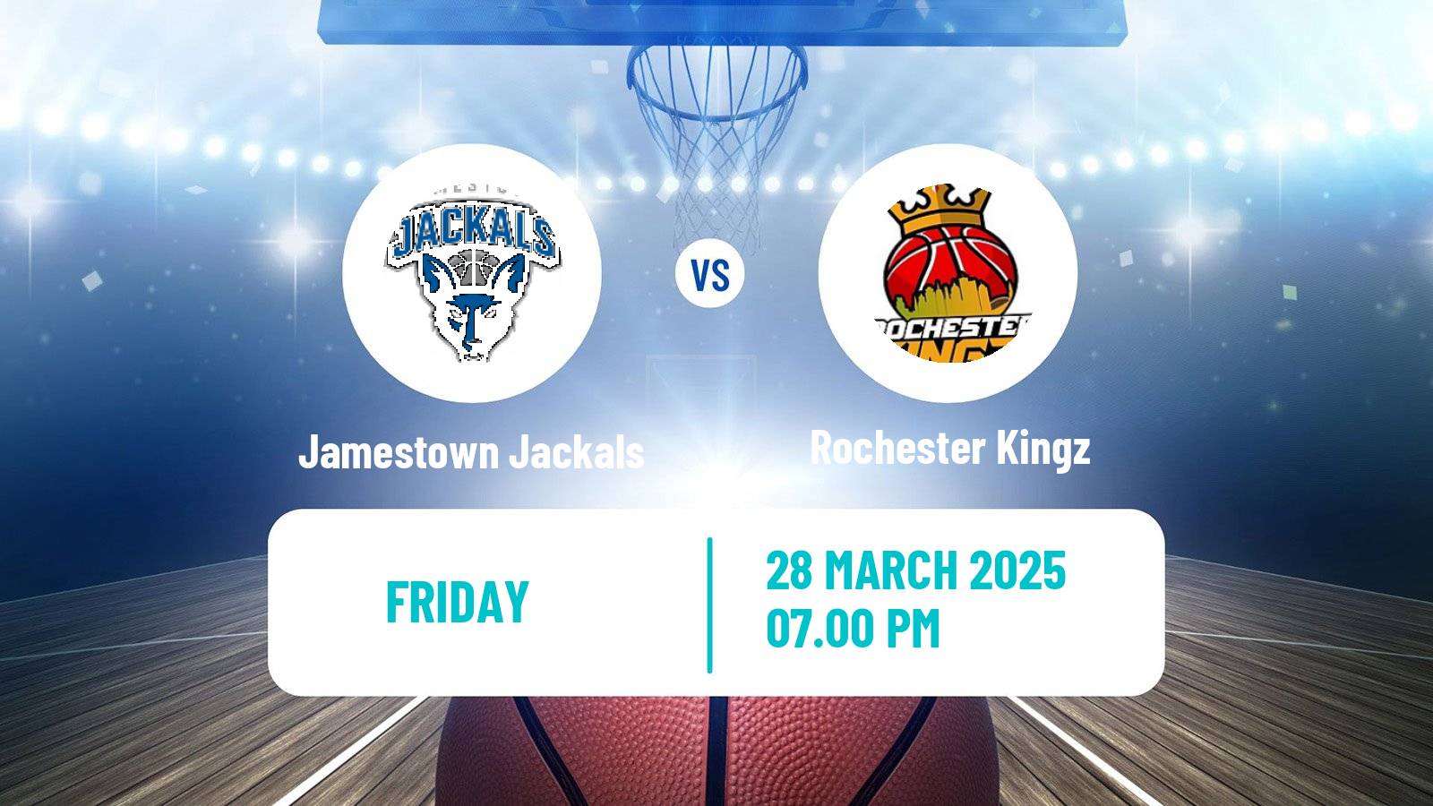 Basketball Canadian Super League Basketball Jamestown Jackals - Rochester Kingz