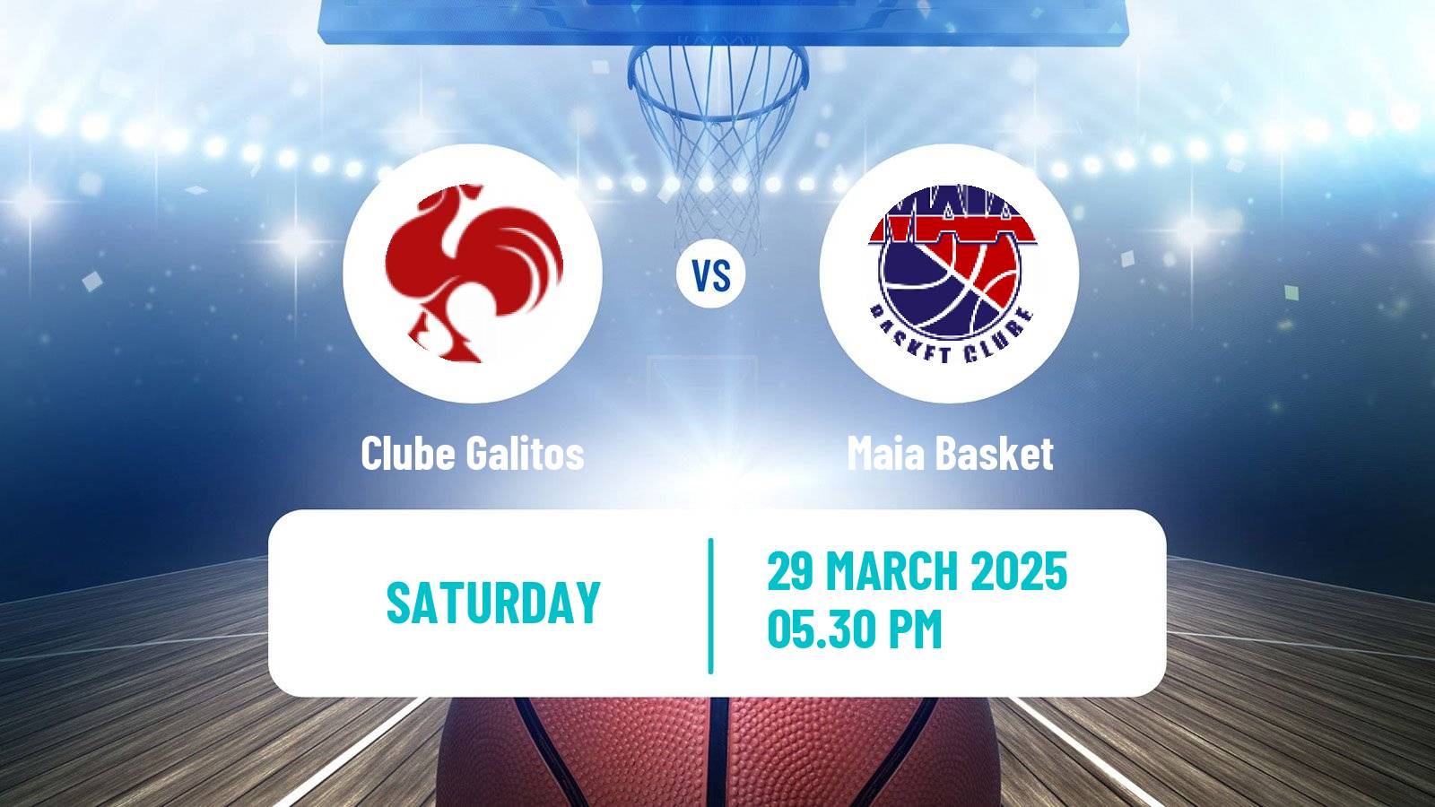 Basketball Portuguese Proliga Basketball Clube Galitos - Maia