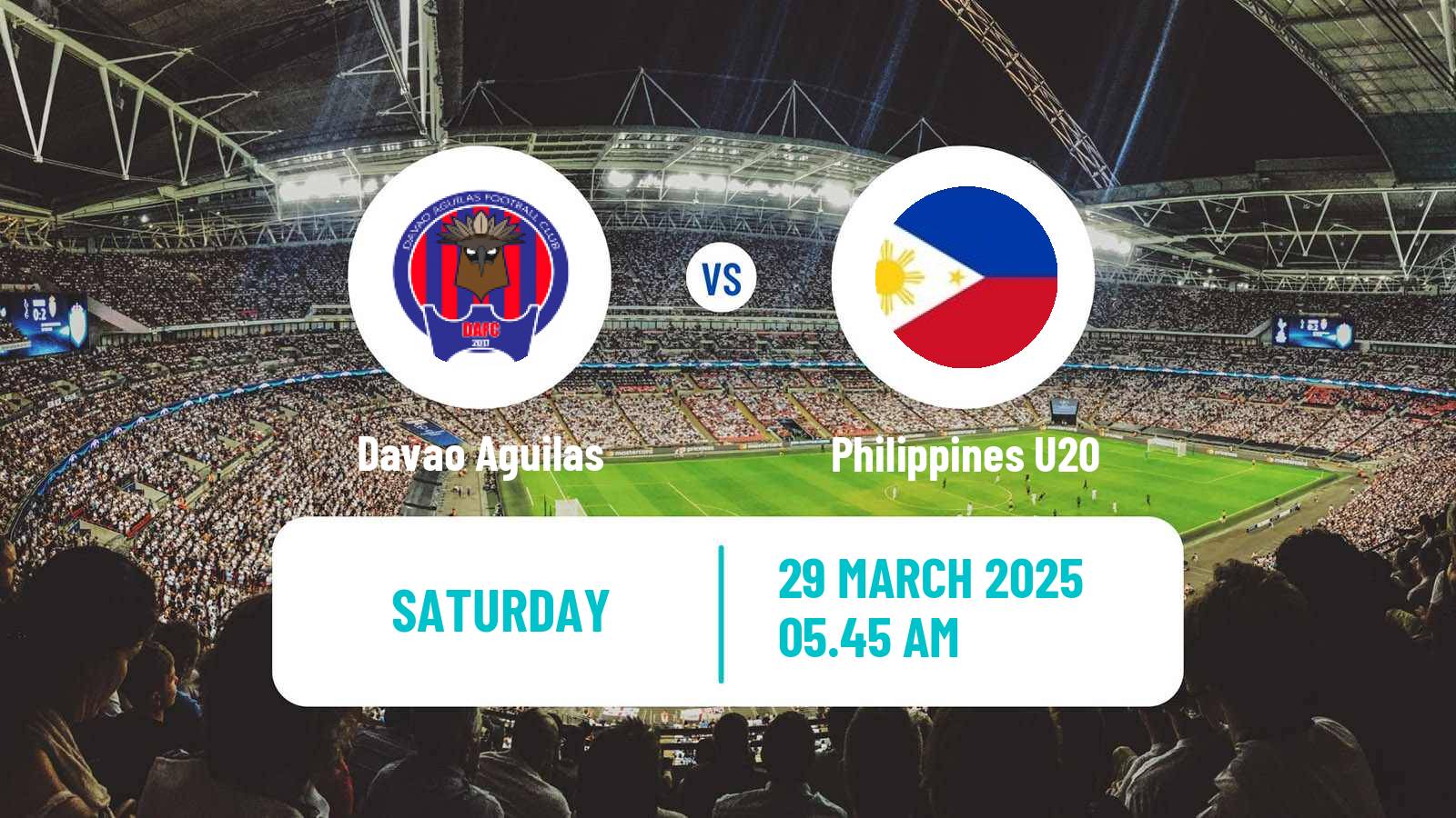 Soccer Philippines PFL Davao Aguilas - Philippines U20