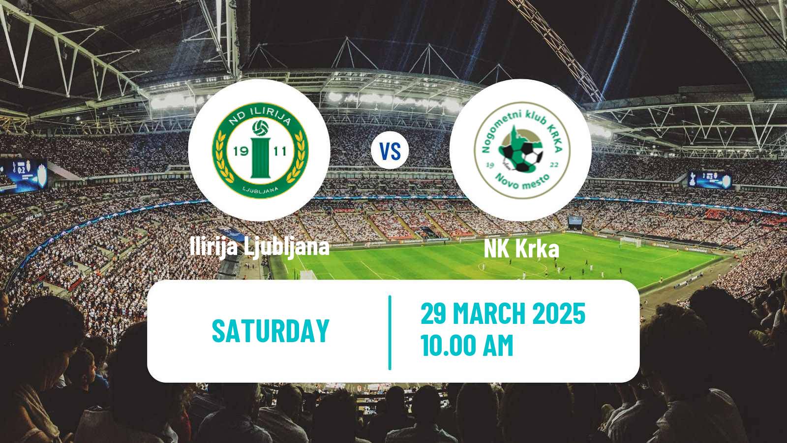 Soccer Slovenian 2 SNL Ilirija Ljubljana - Krka