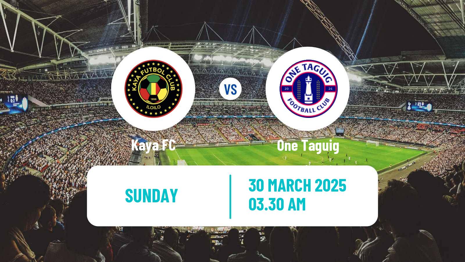 Soccer Philippines PFL Kaya - One Taguig