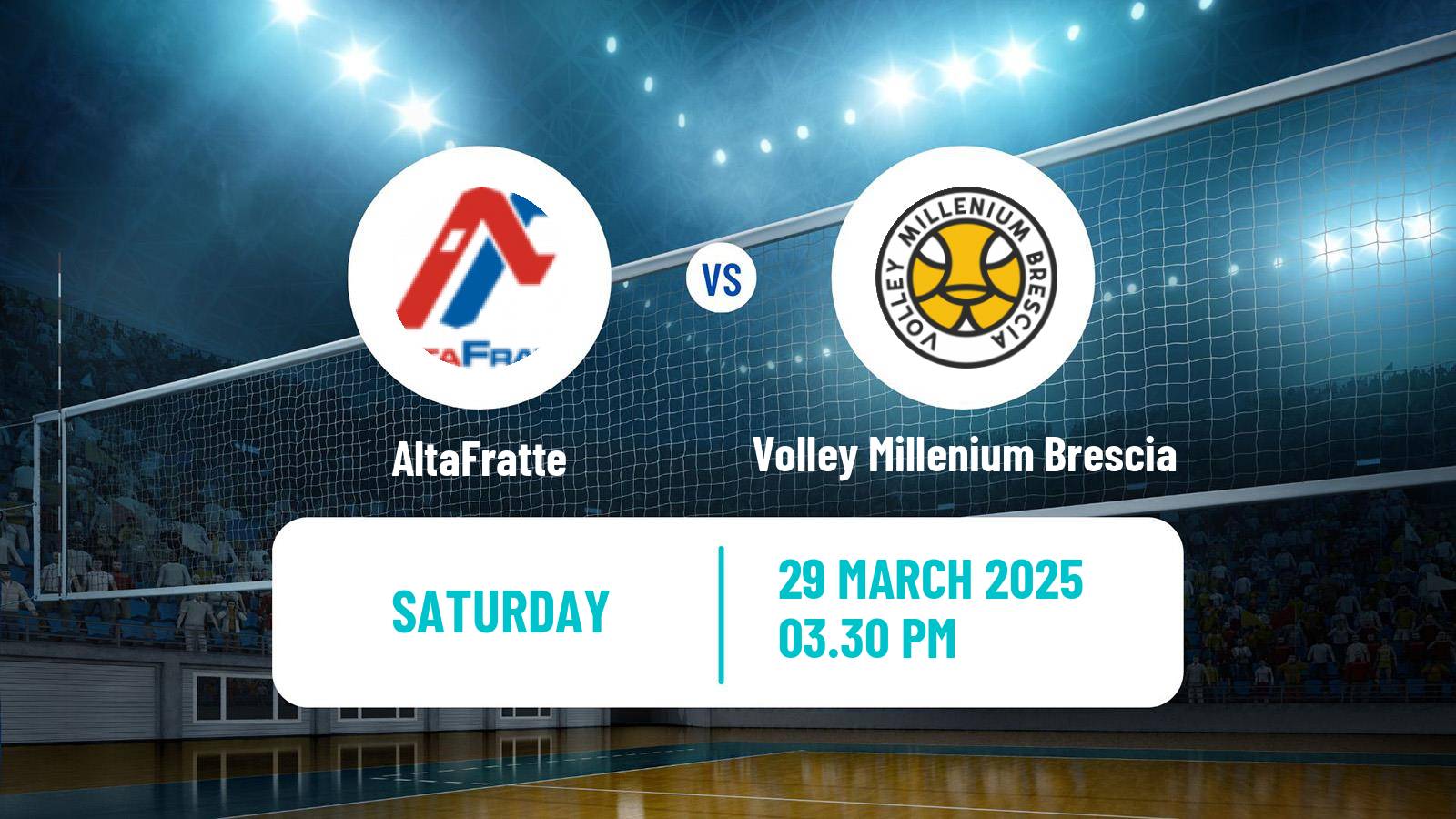 Volleyball Italian Serie A2 Volleyball Women AltaFratte - Volley Millenium Brescia