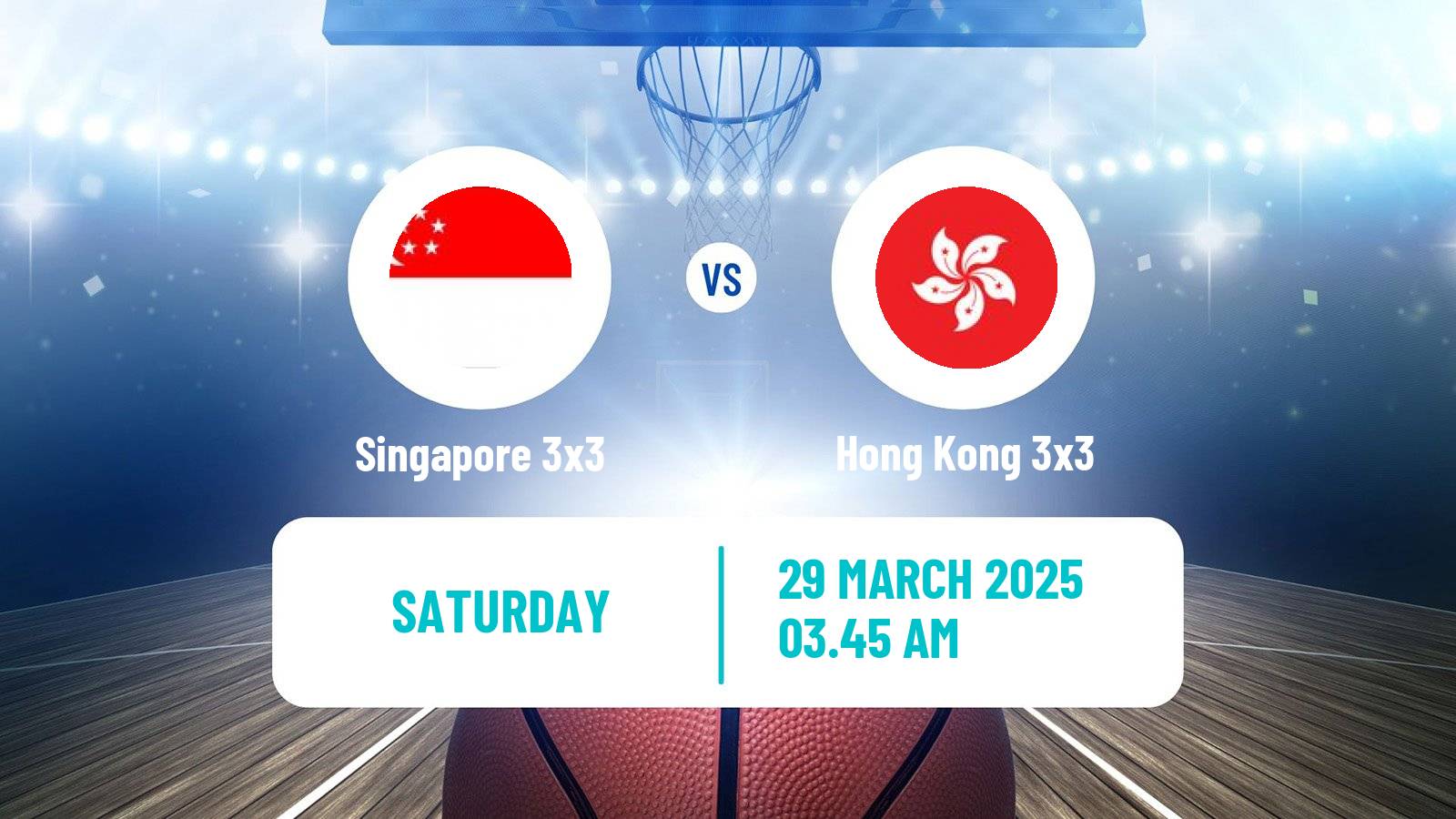 Basketball Asia Cup 3x3 Singapore 3x3 - Hong Kong 3x3