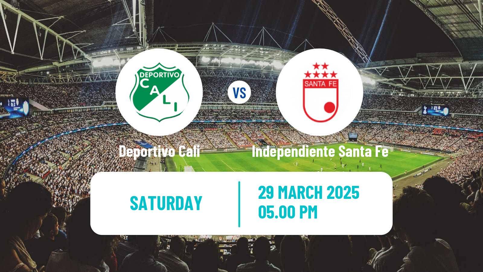 Soccer Colombian Liga Women Deportivo Cali - Independiente Santa Fe