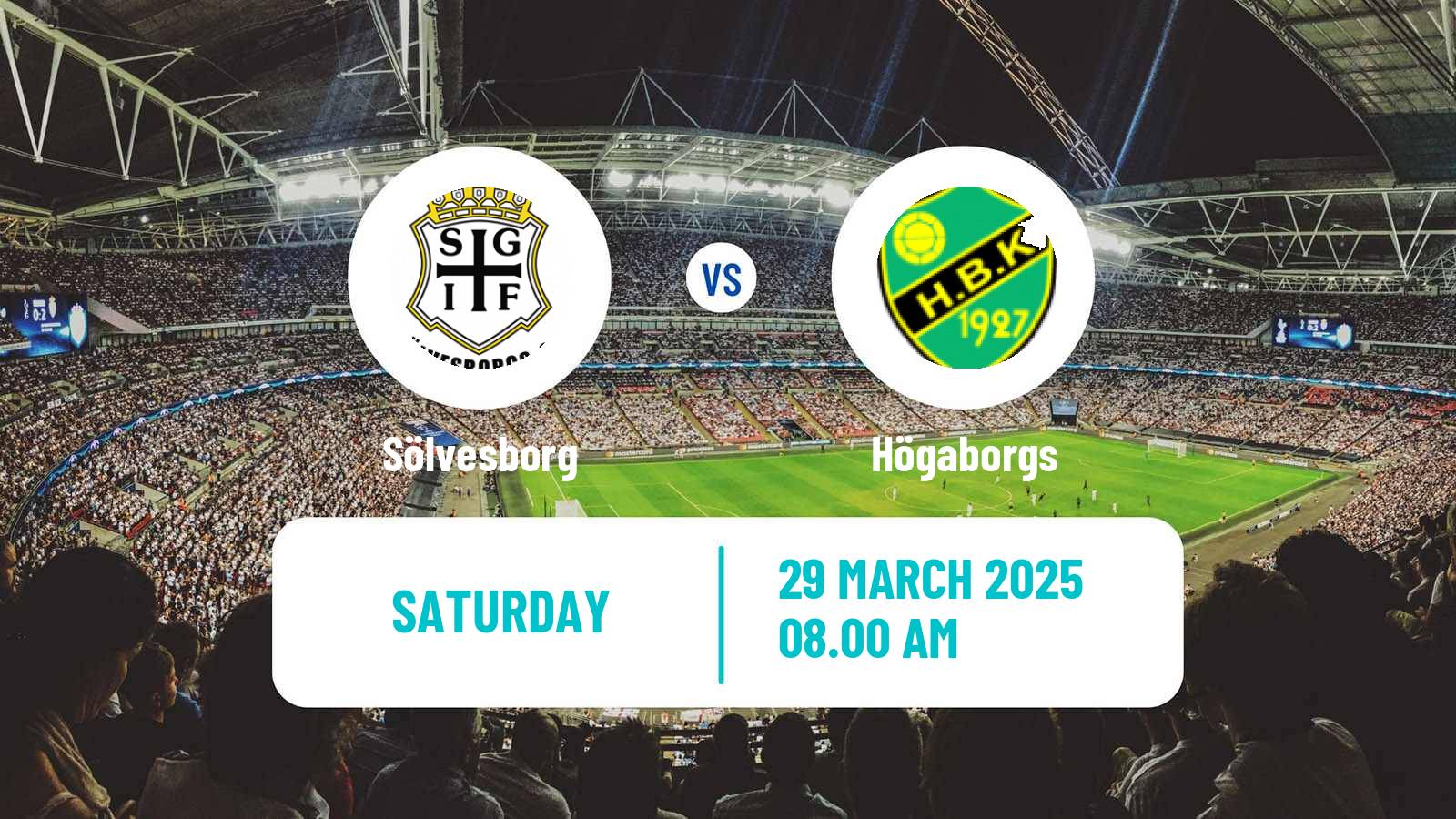 Soccer Swedish Division 2 - Södra Götaland Sölvesborg - Högaborgs