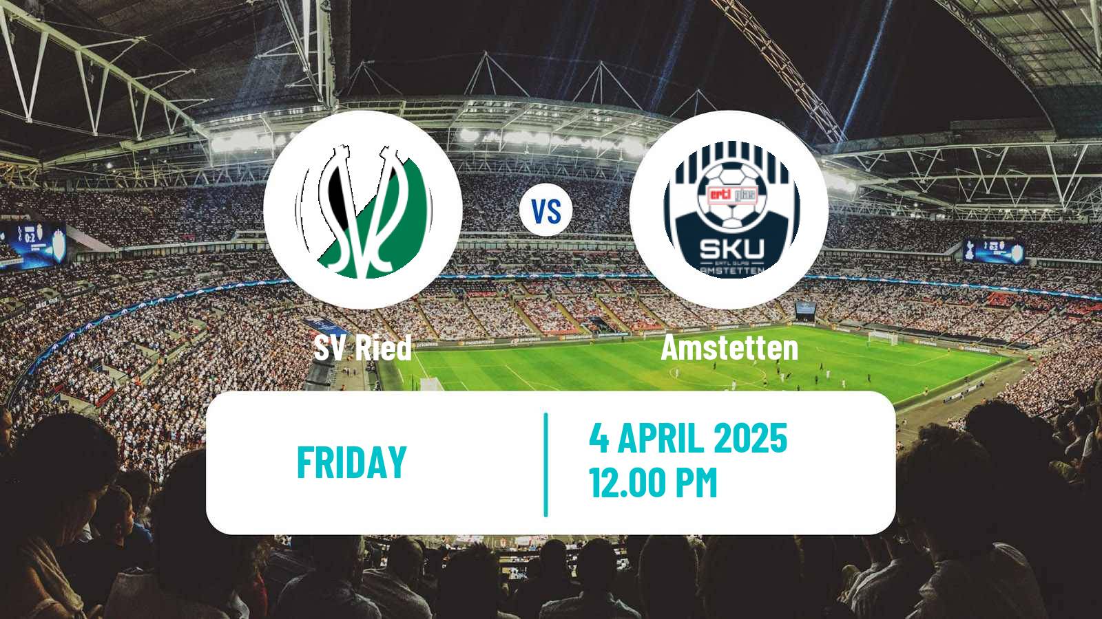 Soccer Austrian 2 Liga Ried - Amstetten
