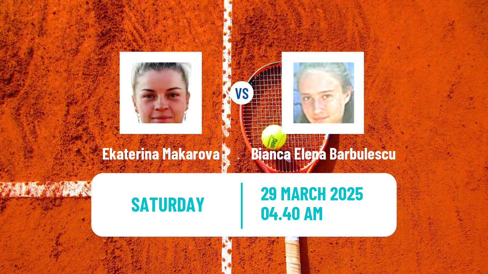 Tennis ITF W15 Heraklion 2 Women Ekaterina Makarova - Bianca Elena Barbulescu
