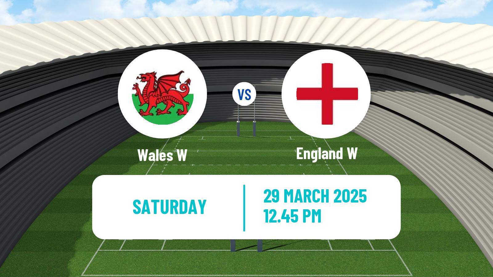 Rugby union Six Nations Women Wales W - England W