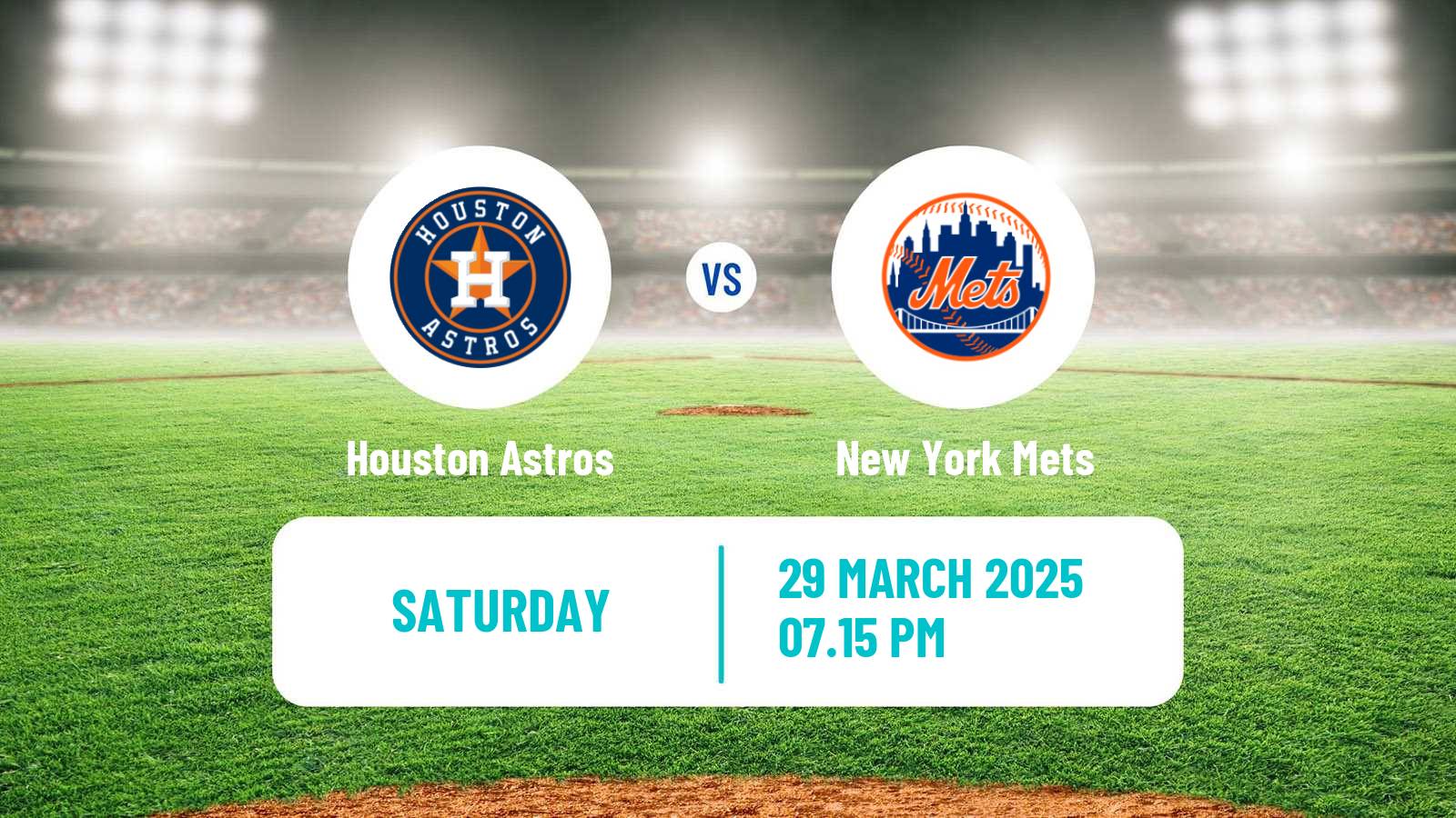 Baseball MLB Houston Astros - New York Mets
