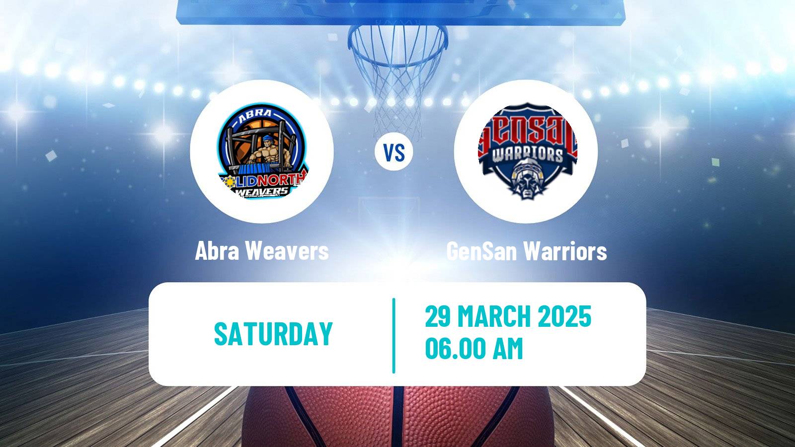 Basketball Philippines MBPL  Abra Weavers - GenSan Warriors