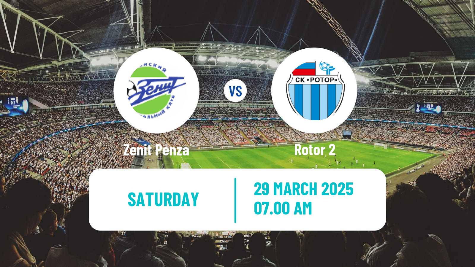 Football FNL 2 Division B Group 3 Zenit Penza - Rotor 2