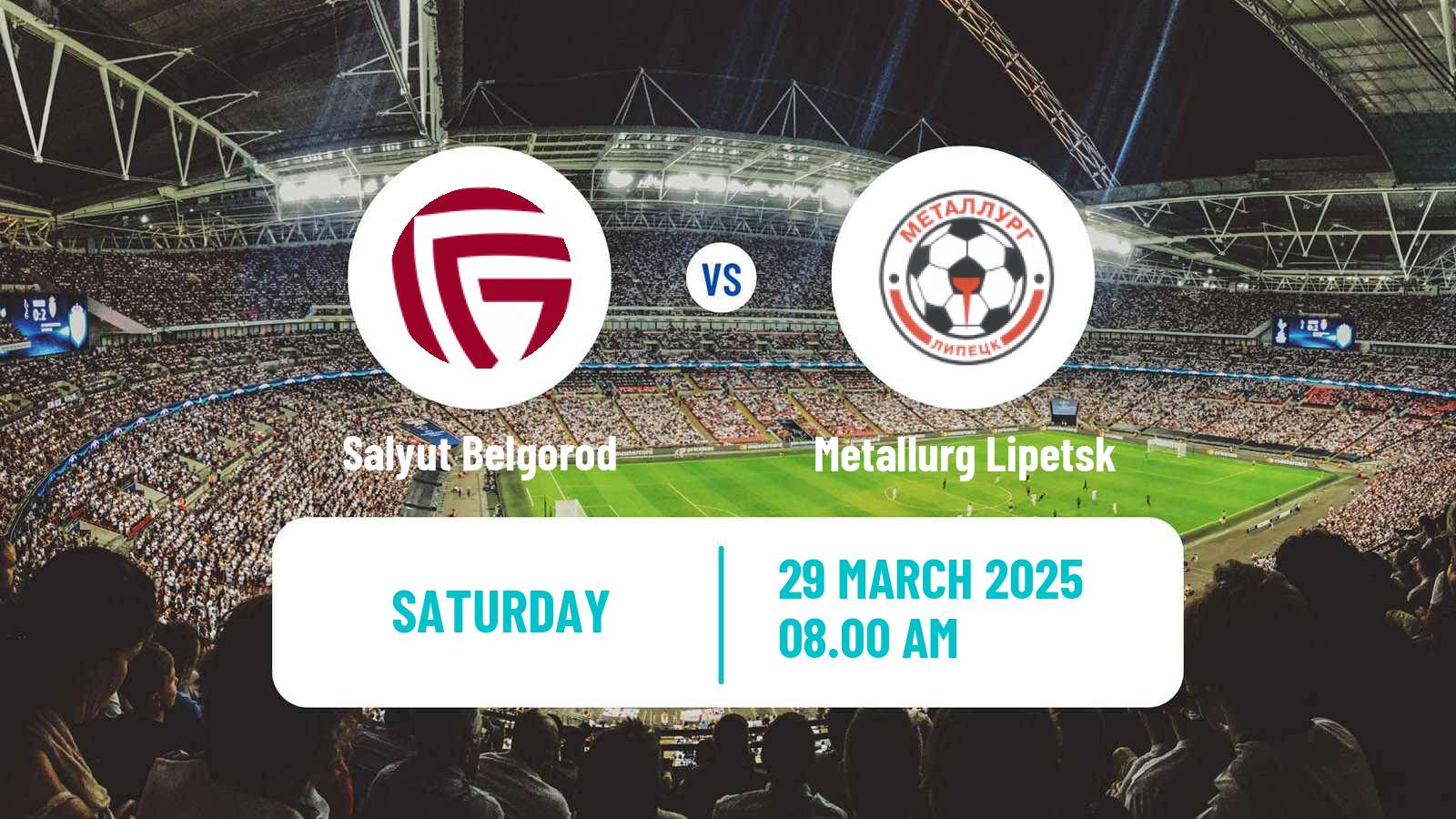 Soccer FNL 2 Division B Group 3 Salyut Belgorod - Metallurg Lipetsk