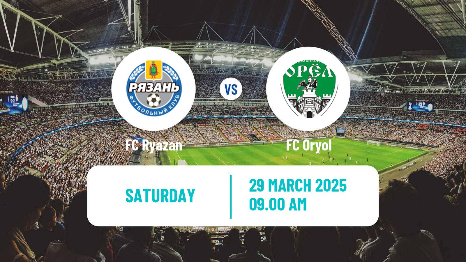 Soccer FNL 2 Division B Group 3 Ryazan - Oryol