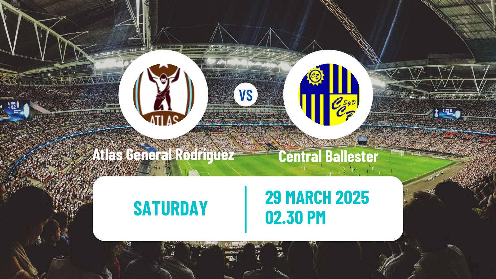 Soccer Argentinian Primera C Atlas General Rodríguez - Central Ballester