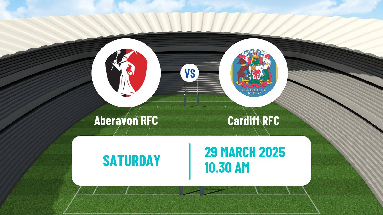Rugby union Welsh Super Rygbi Cymru Aberavon - Cardiff