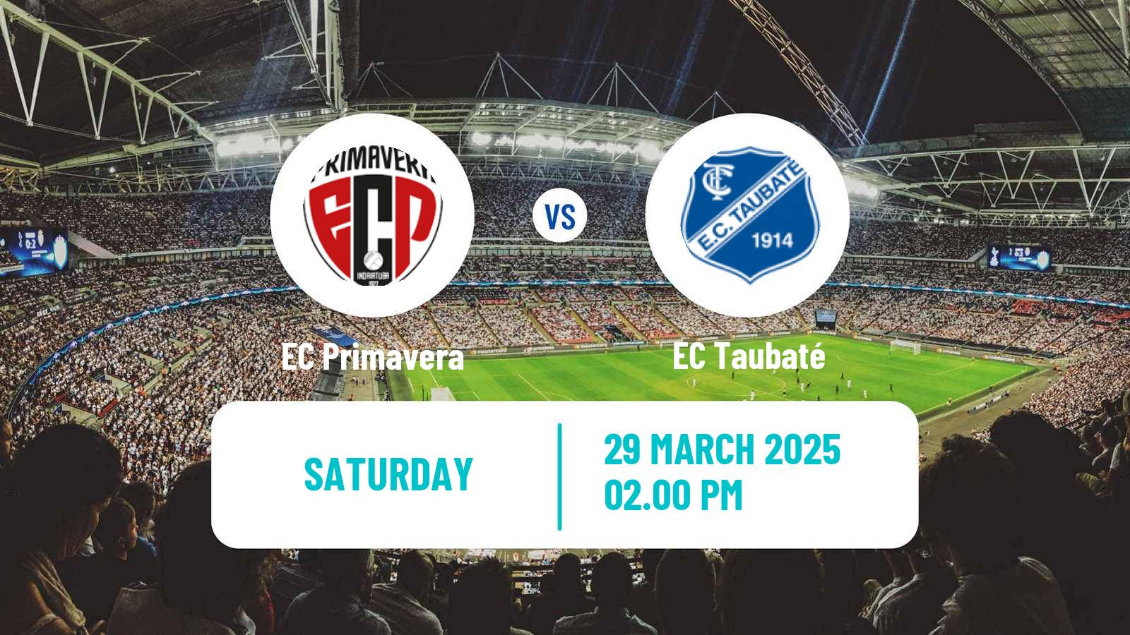 Soccer Brazilian Campeonato Paulista A2 EC Primavera - Taubaté