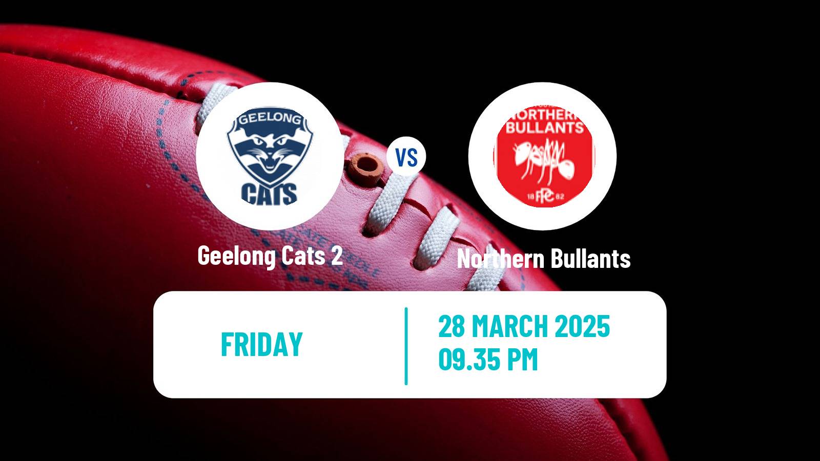 Aussie rules VFL Geelong Cats 2 - Northern Bullants