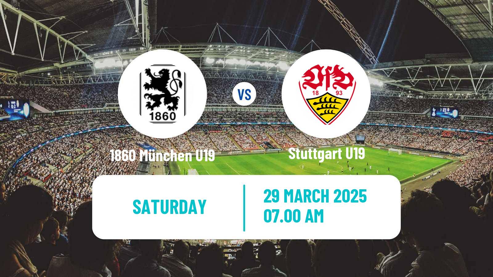 Soccer German DFB Youth League 1860 München U19 - Stuttgart U19