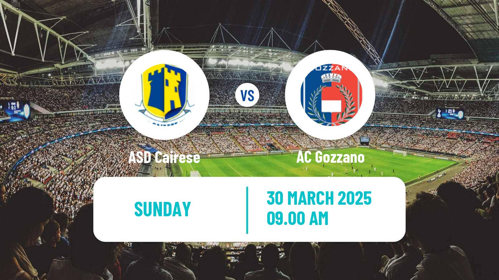 Soccer Italian Serie D - Group A Cairese - Gozzano