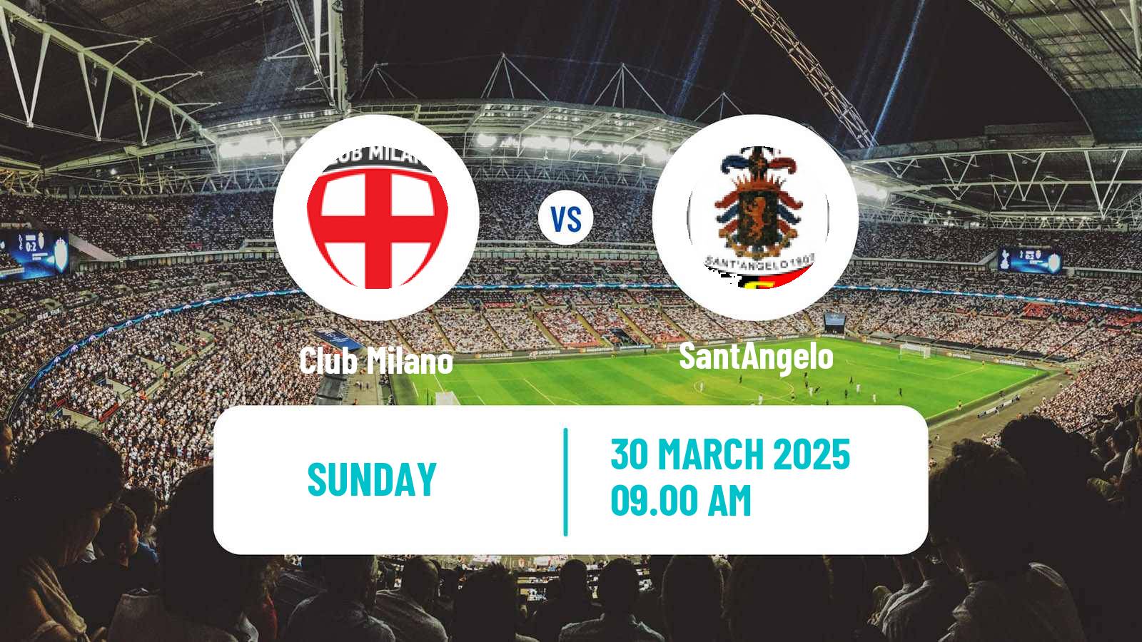Soccer Italian Serie D - Group B Club Milano - SantAngelo