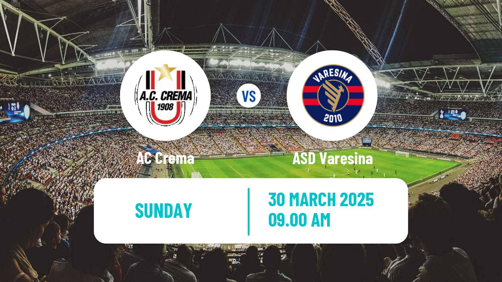 Soccer Italian Serie D - Group B Crema - Varesina