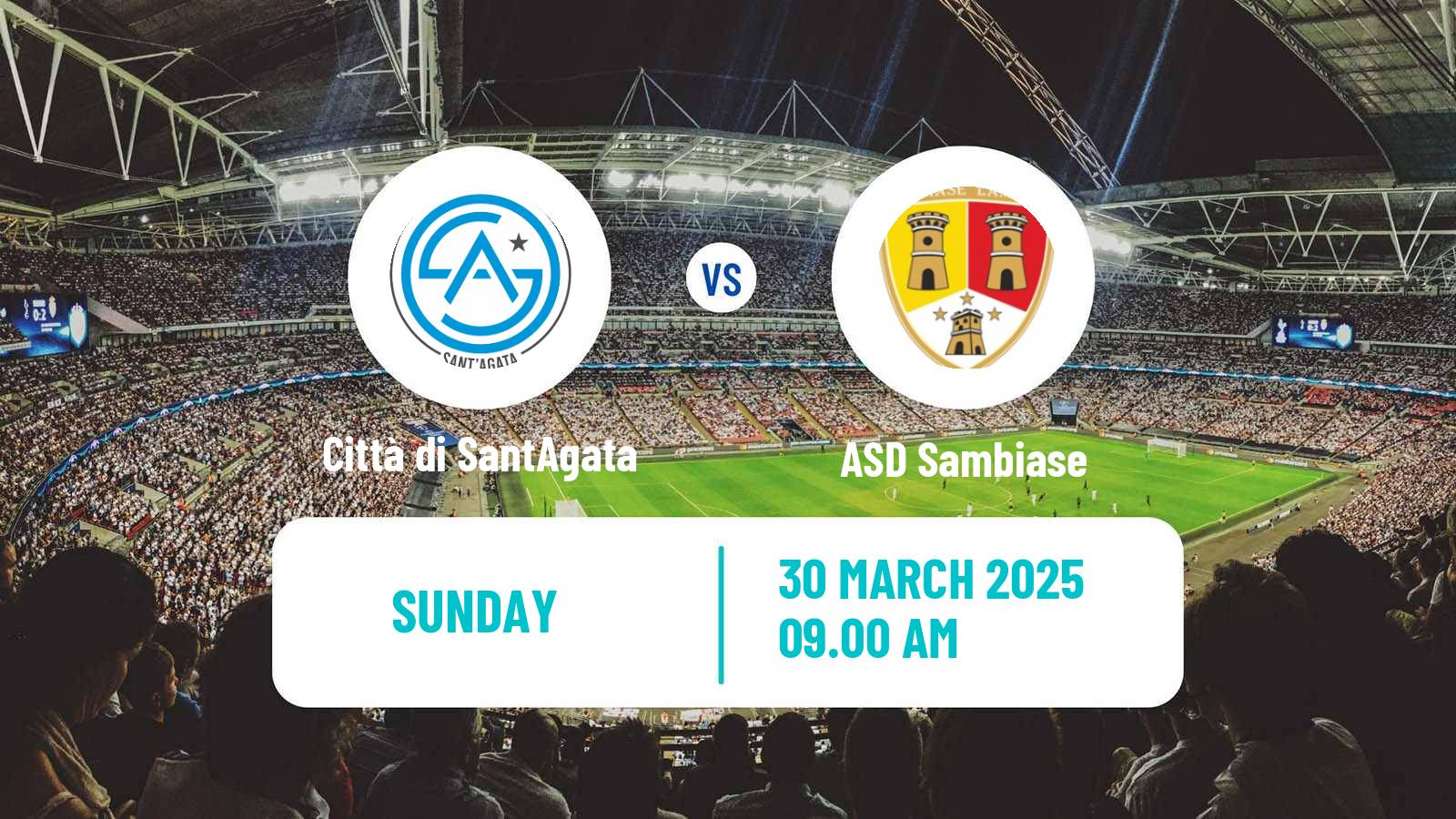 Soccer Italian Serie D - Group I Città di SantAgata - Sambiase