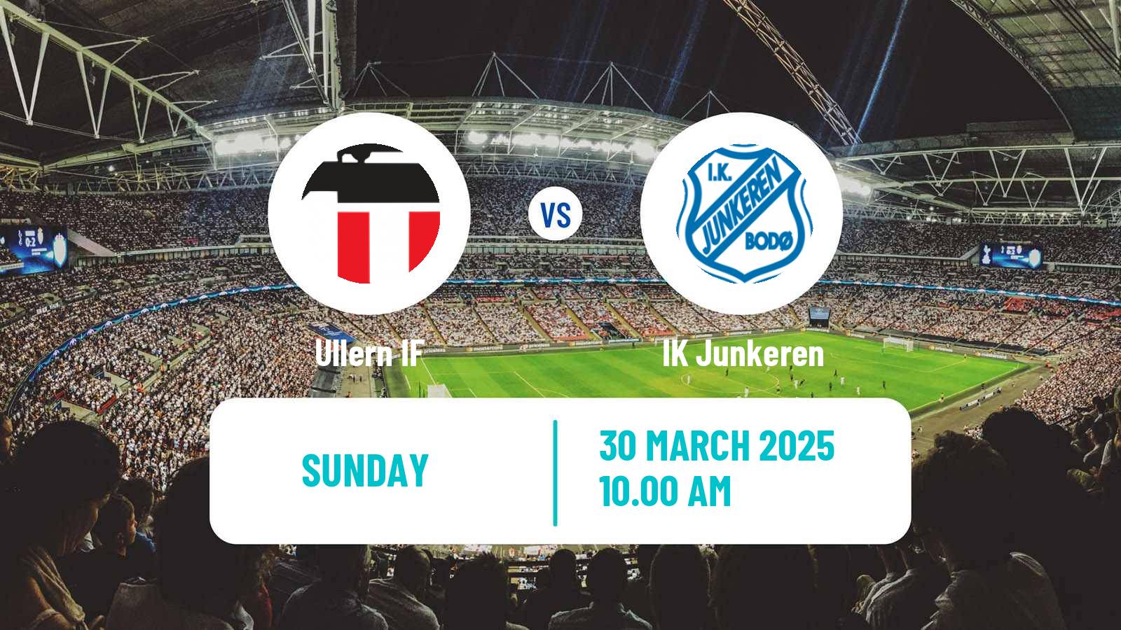 Football Norwegian Division 3 - Group 1 Ullern - Junkeren