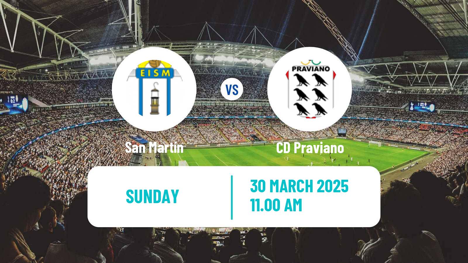 Soccer Spanish Tercera RFEF - Group 2 San Martín - Praviano