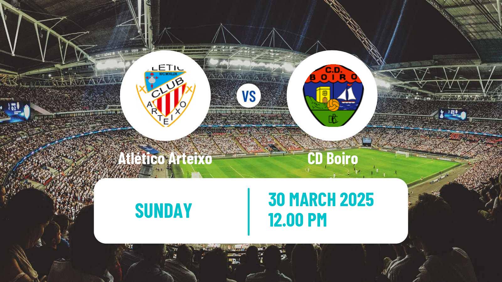 Soccer Spanish Tercera RFEF - Group 1 Atlético Arteixo - Boiro