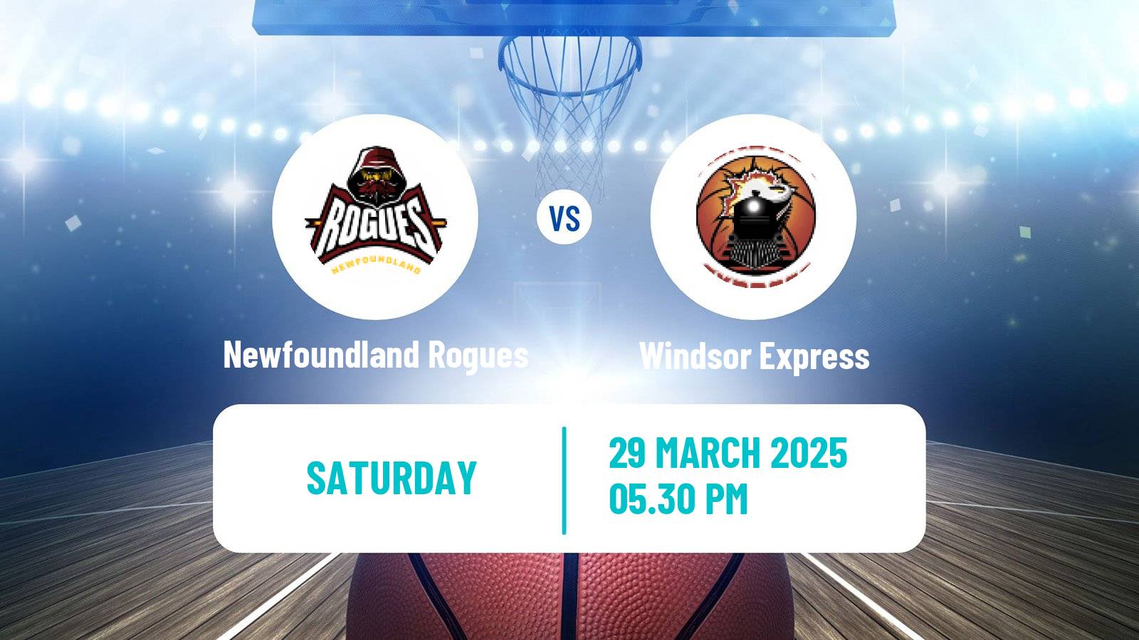 Basketball Canadian Super League Basketball Newfoundland Rogues - Windsor Express