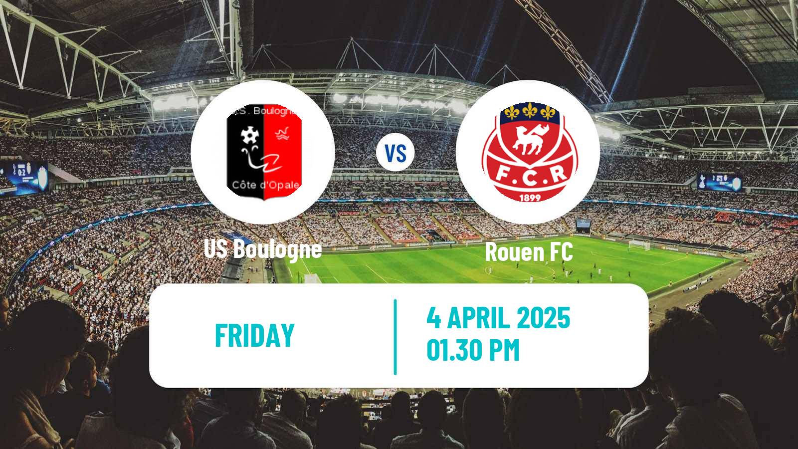 Soccer French National League Boulogne - Rouen FC
