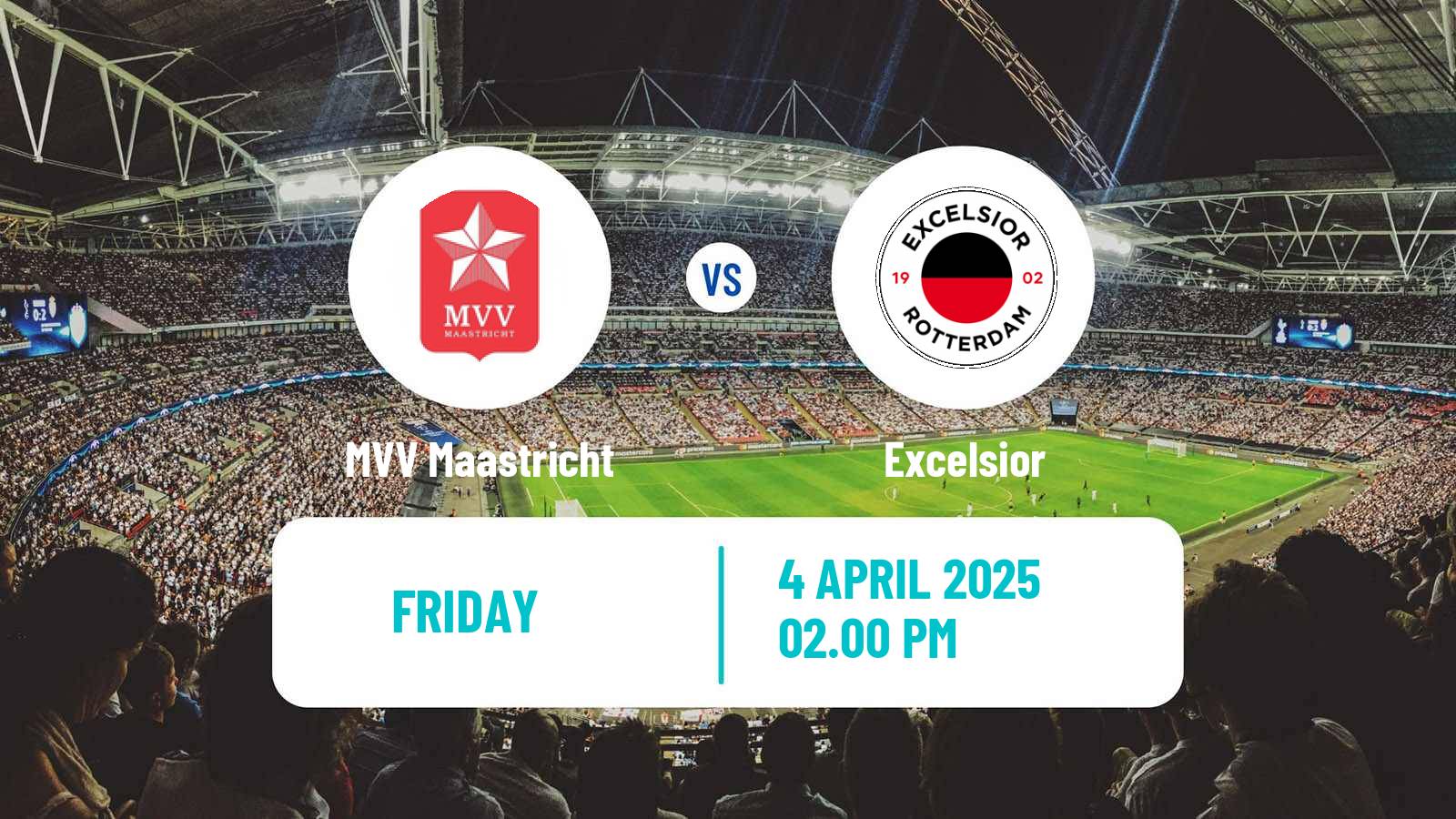 Soccer Dutch Eerste Divisie MVV Maastricht - Excelsior