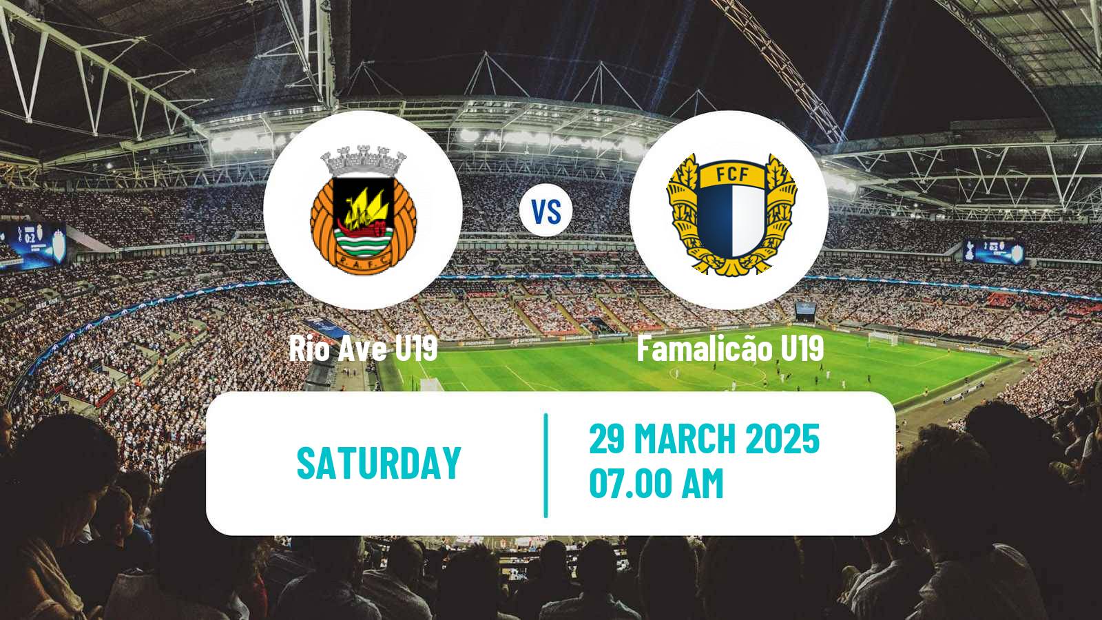 Soccer Portuguese Campeonato Nacional U19 Rio Ave U19 - Famalicão U19