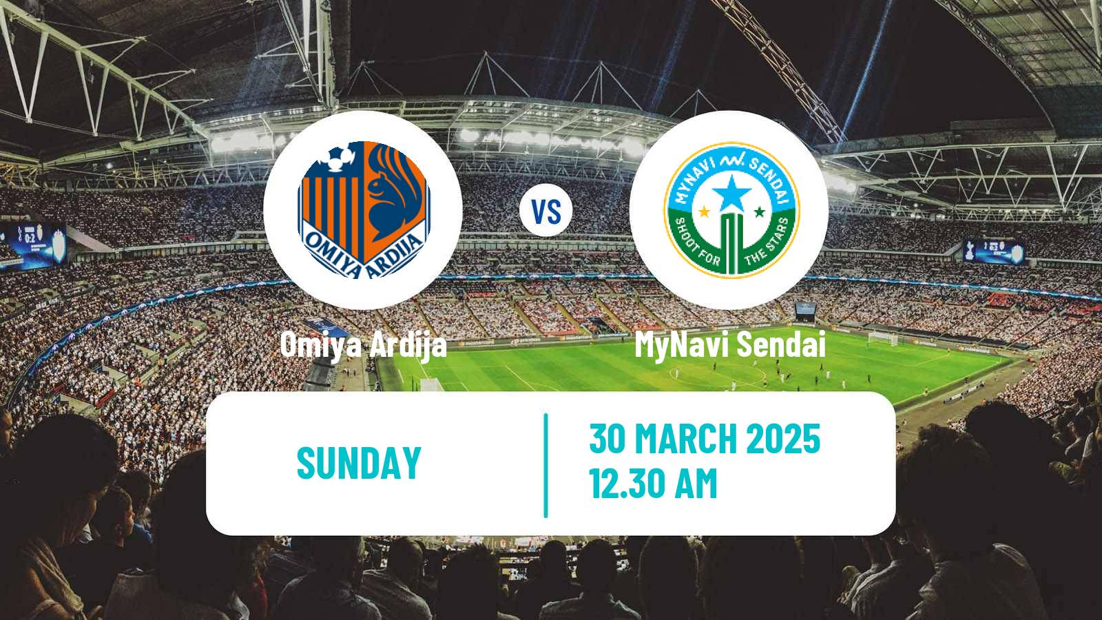 Soccer Japan WE League Women Omiya Ardija - MyNavi Sendai