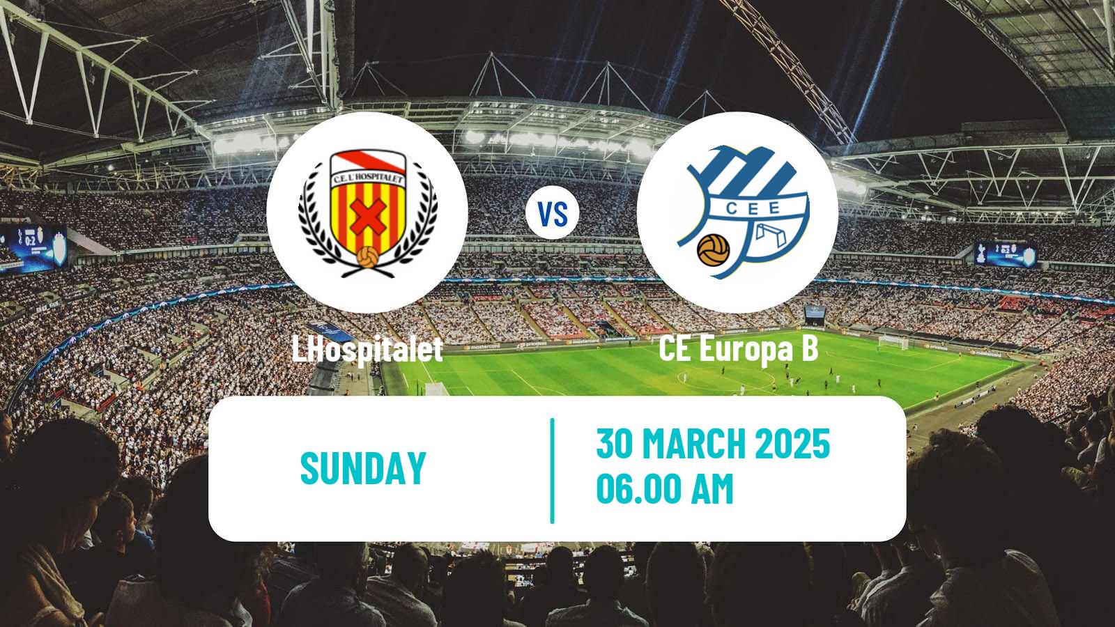 Soccer Spanish Tercera RFEF - Group 5 LHospitalet - CE Europa B