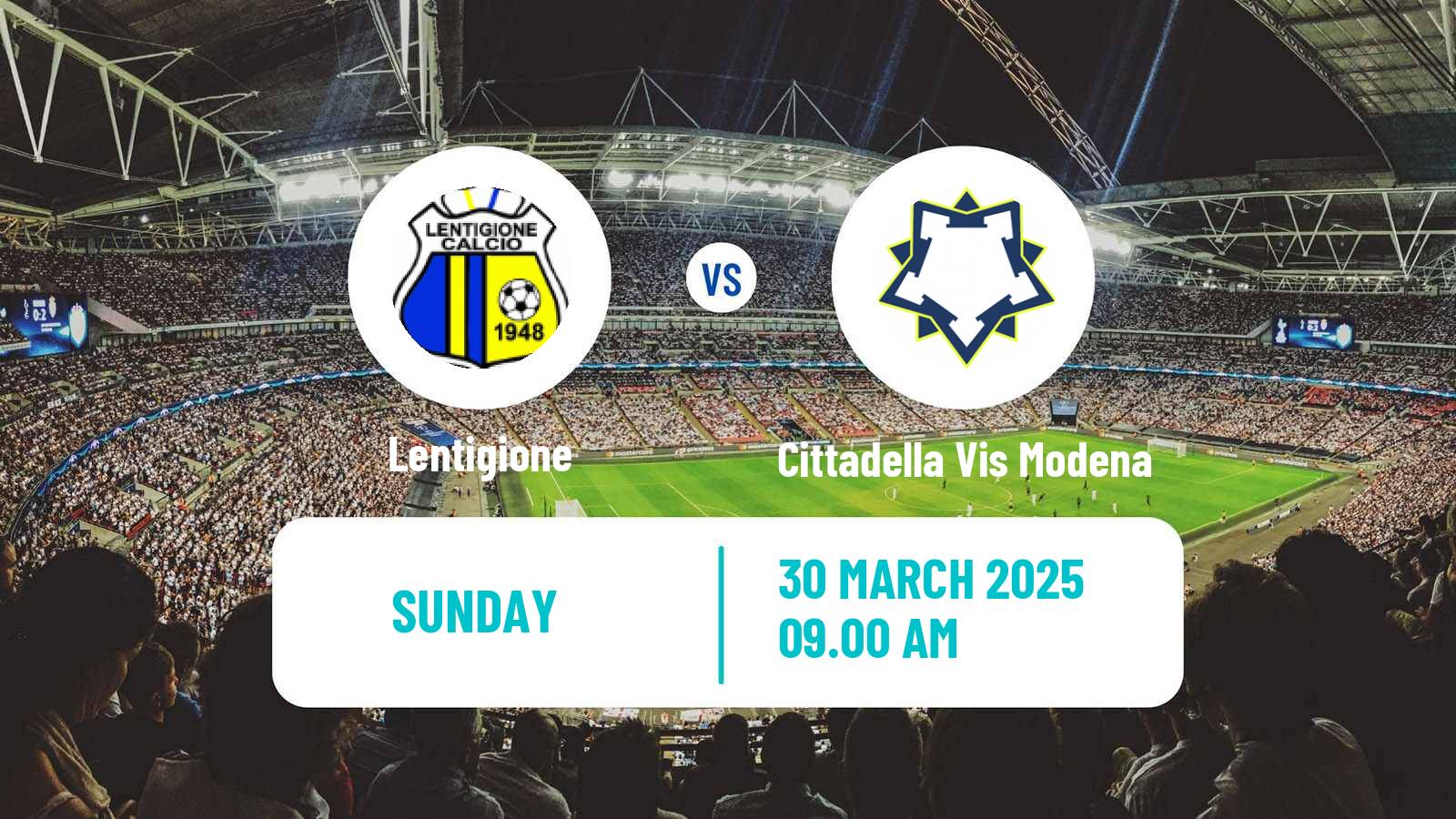 Soccer Italian Serie D - Group D Lentigione - Cittadella Vis Modena